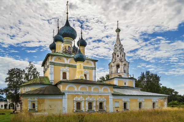 Kostel Narození Jana Křtitele Řece Volze Uglichi Rusko — Stock fotografie