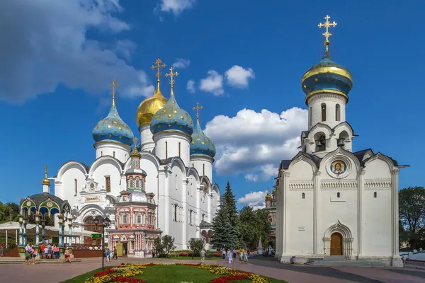 Catedral Asunción Trinidad Lavra San Sergio Sergiyev Posad Rusia —  Fotos de Stock