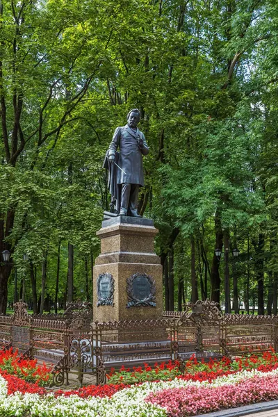 Pomnik Kompozytora Glinki Blonier Garden Smoleńsk Rosja — Zdjęcie stockowe
