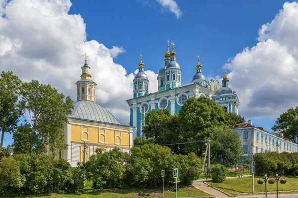 Cattedrale Chiesa Della Dormizione Smolensk Russia — Foto Stock