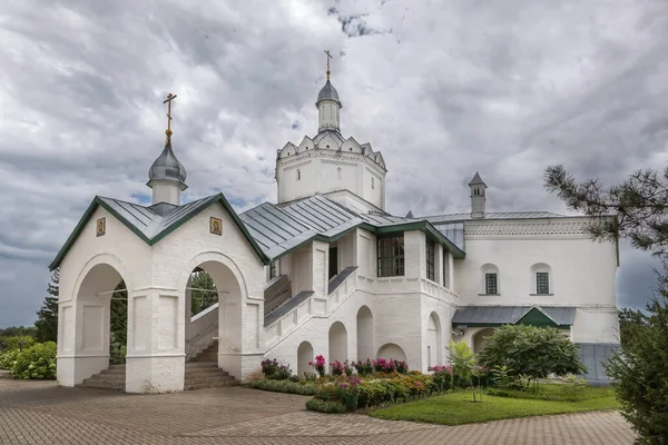 Eglise Entrée Théotokos Dans Temple Dans Monastère Trinity Boldin Russie — Photo