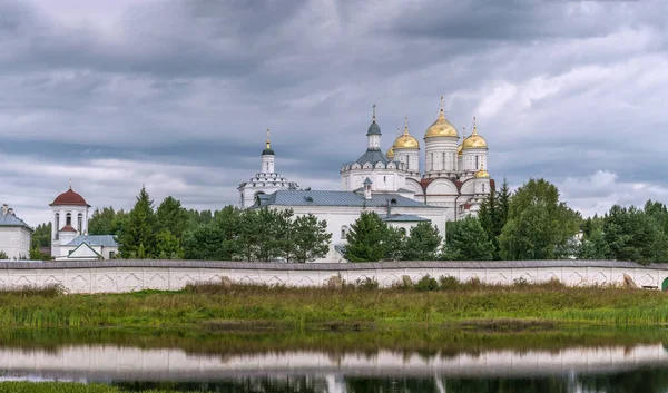 Panoramatický Pohled Klášter Trinity Boldin Jezera Rusko — Stock fotografie