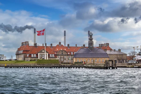 Duńskiej Królewskiej Akademii Marynarki Wojennej Kształci Prowizje Funkcjonariusze Dla Royal — Zdjęcie stockowe