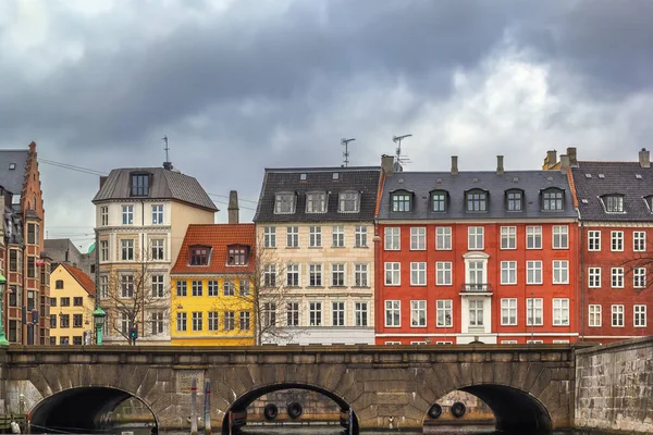 Böschung Kopenhagens Innenstadt Und Brücke Dänemark — Stockfoto