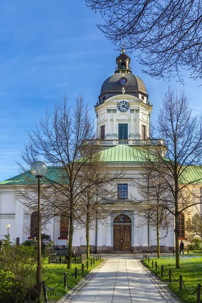 아돌프 프레드리크 교회는 1768 스웨덴 스톡홀름 중앙에 세워졌다 — 스톡 사진