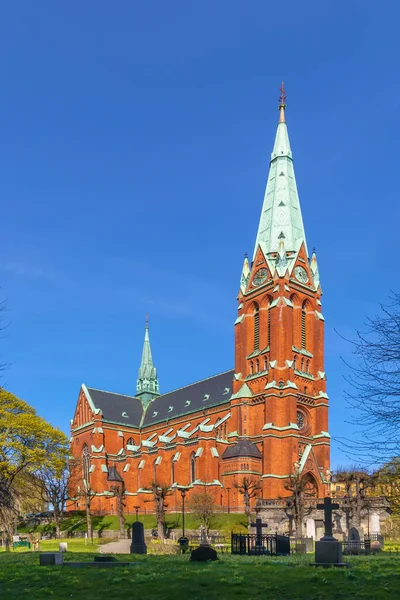 Johannes Kyrka Byggdes 1890 Centrala Stockholm Sverige — Stockfoto