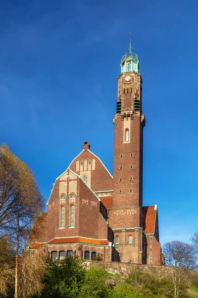 Iglesia Engelbrekts Construida Estilo Art Nouveau 1914 Estocolmo Suecia — Foto de Stock
