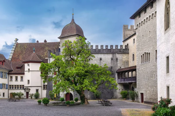 Lenzburg Kalesindeki Doğu Kalesi 1646 Yılında Sviçre Inşa Edildi — Stok fotoğraf