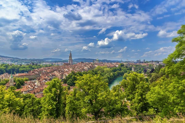 Aerial View Bern Hill Switzerland — Stock Photo, Image