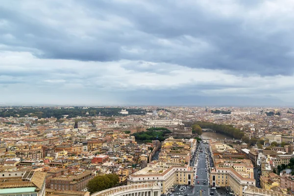 Vatikan Daki Aziz Peter Bazilikası Ndan Roma Manzarası — Stok fotoğraf