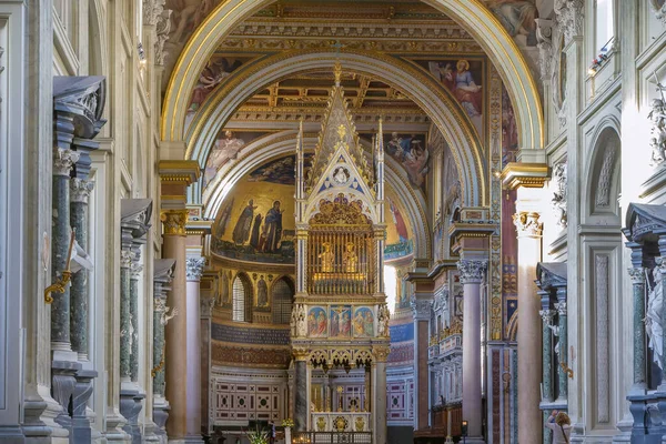 Pauselijke Aartsbasiliek Van John Lateran Kathedraal Officiële Kerkelijke Zetel Van — Stockfoto