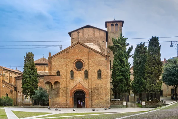 Basilica Santo Stefano Encompasses Complex Religious Edifices City Bologna Italy — Stock Photo, Image
