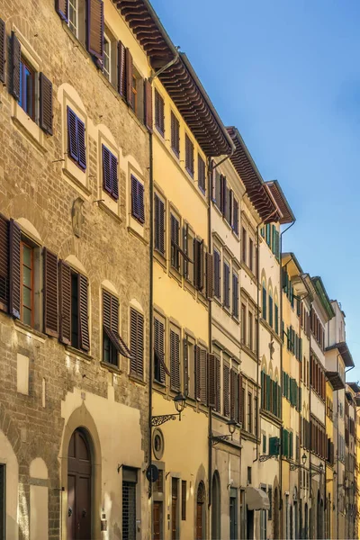 Rua Centro Histórico Florença Itália — Fotografia de Stock