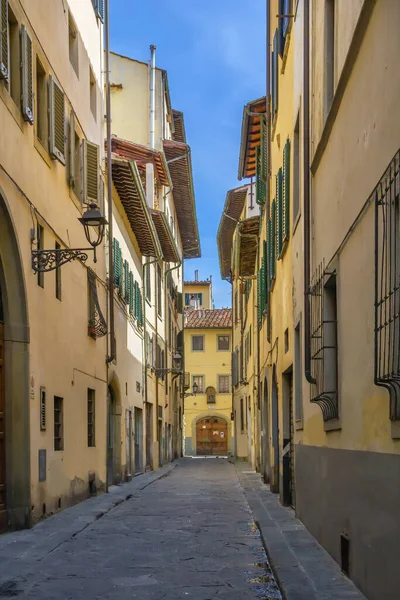 Улица Историческом Центре Флоренции — стоковое фото