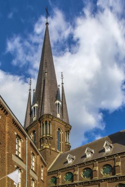 Our Lady Sacred Heart Bazilikası Sittard, Hollanda'nın tarihi merkezinde benzersiz bir inşa ediyor