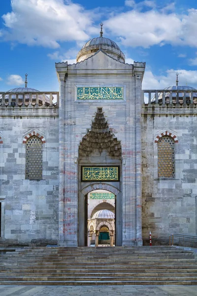 土耳其伊斯坦布尔苏丹艾哈迈德清真寺入口大门 — 图库照片