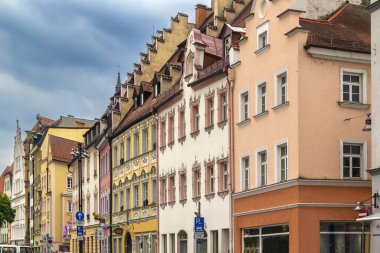 Straubing Tarihi Merkezi, Almanya 'da Sokak