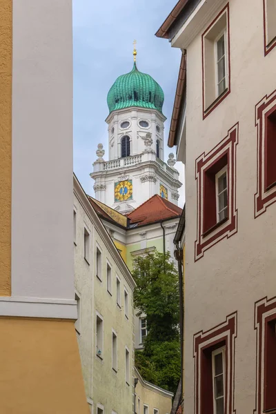 Вид Башню Святого Стефана Паскале Германия — стоковое фото