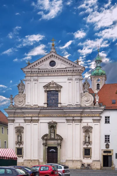 Joseph Kerk Karmelitenkirche Thuisbasis Van Karmeliet Volgorde Regensburg Duitsland — Stockfoto