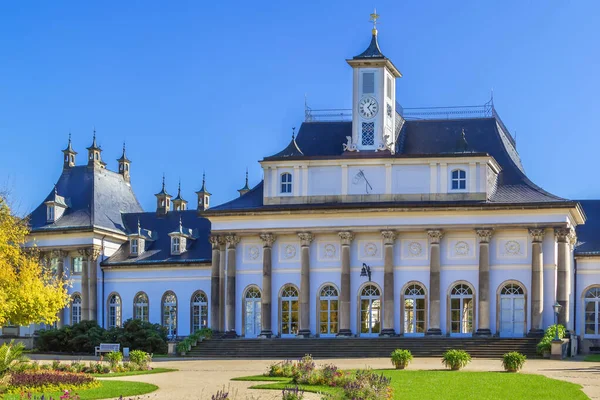 Barockpalatset Pillnitz Ligger Nära Dresden Vid Floden Elbe Sachsen Tyskland — Stockfoto