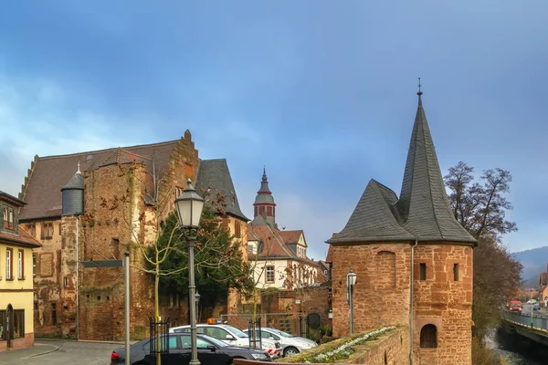 Vista Budingen Con Schlaghaus Germania — Foto Stock