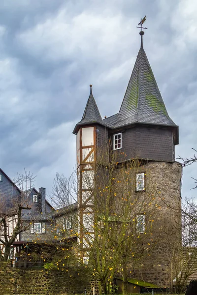 Πύργος Στην Παλιά Πόλη Braunfels Γερμανία Εικόνα Αρχείου
