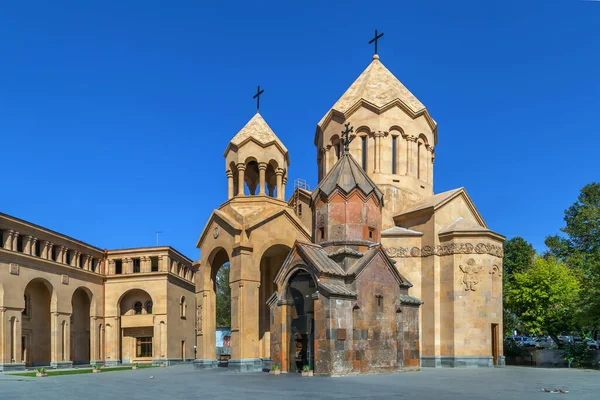Katoghike Svatá Matka Boží Církev Malý Středověký Kostel Jerevanu Arménie — Stock fotografie