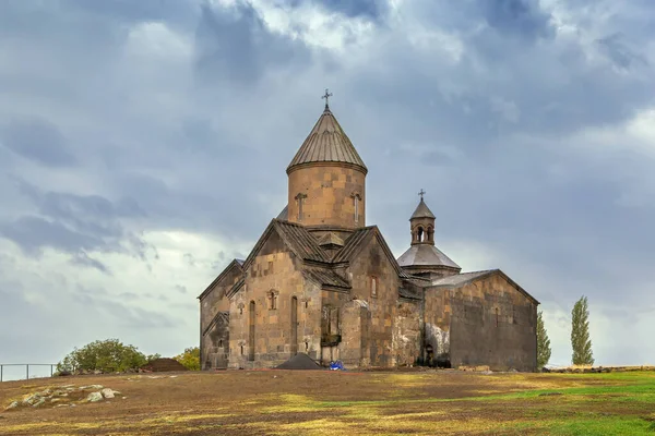 Saghmosavank Complejo Monástico Armenio Del Siglo Xiii Ubicado Pueblo Saghmosavan — Foto de Stock