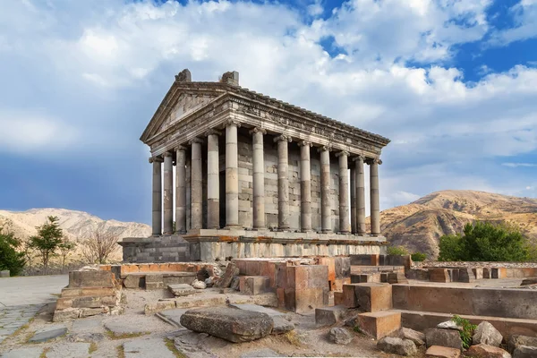 Templo Garni Único Edifício Greco Romano Colunado Armênia — Fotografia de Stock