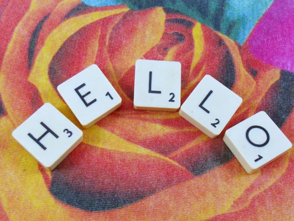 Word hello — Stock Photo, Image