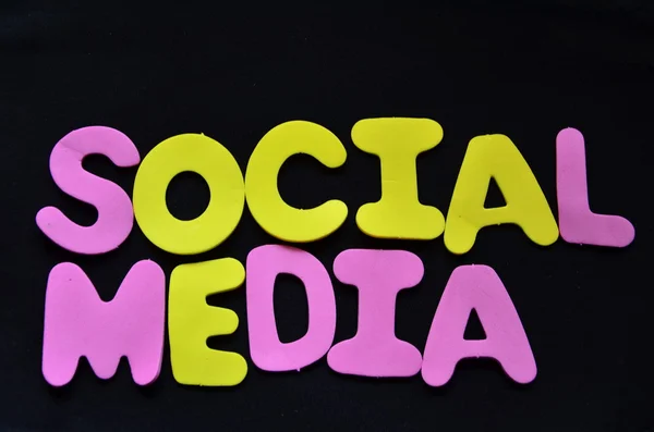 Redes sociales — Foto de Stock