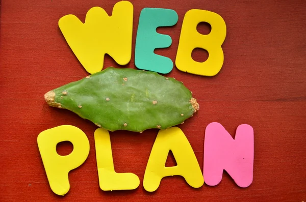 Plan Web — Foto de Stock
