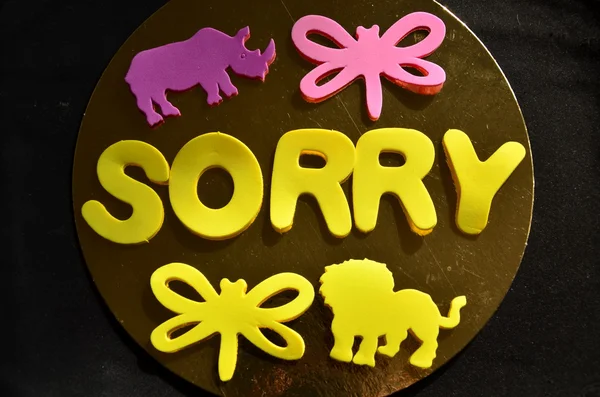 Sorry — Stock Photo, Image