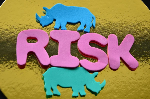 Woord risico — Stockfoto
