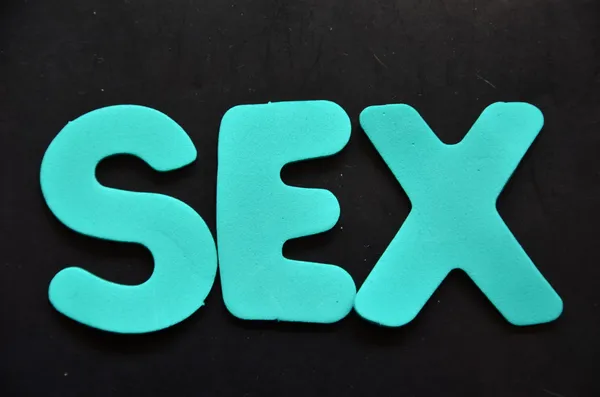 Λέξη σεξ — Φωτογραφία Αρχείου