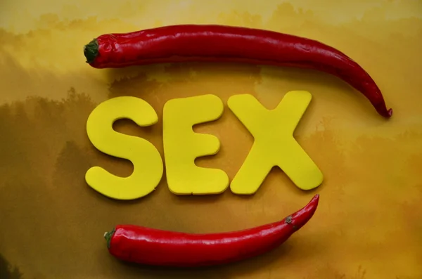 単語のセックス — ストック写真