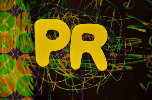 Parola PR — Foto Stock