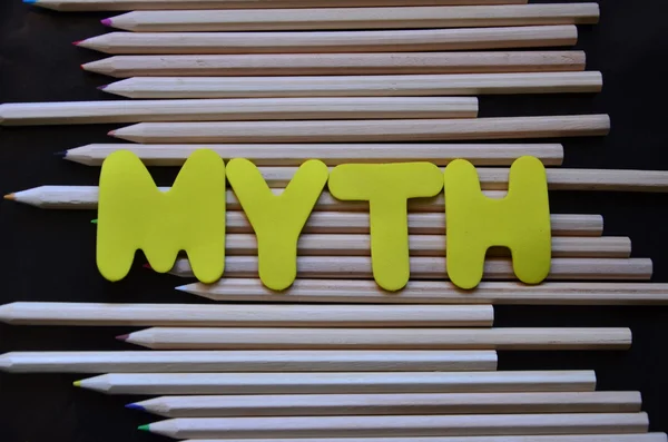 Kelime myth — Stok fotoğraf