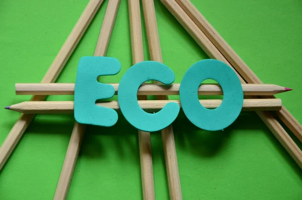 Word eco — Stock Photo, Image