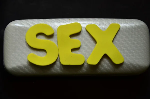 Szó a szex — Stock Fotó