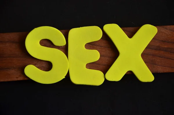 Szó a szex — Stock Fotó
