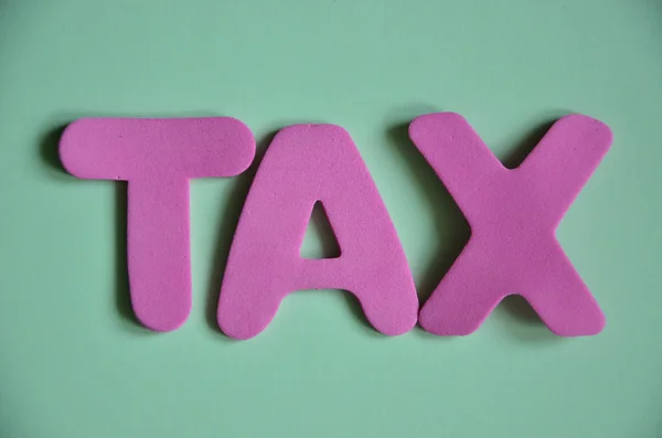 Word tax — Stock Photo, Image