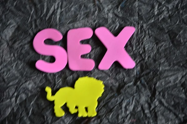 Word sex — Stock Photo, Image