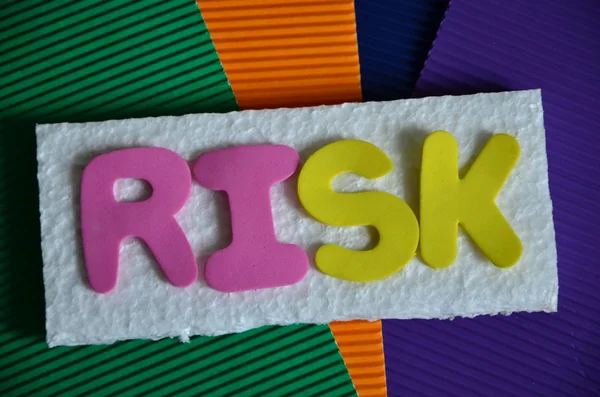 Ordet risk — Stockfoto