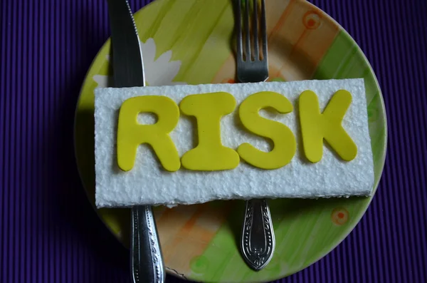 Ordet risk — Stockfoto
