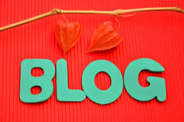 Blogg — Stockfoto