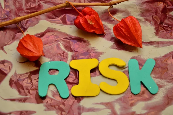 Word risk — Stock Photo, Image