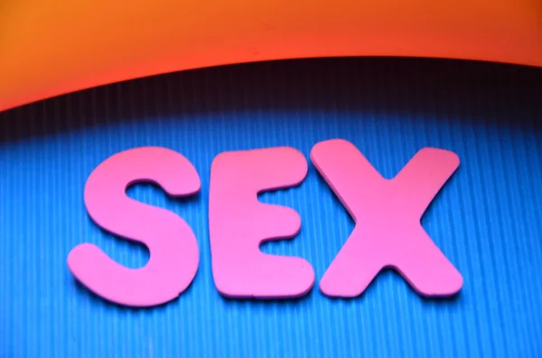 Palabra sexo —  Fotos de Stock