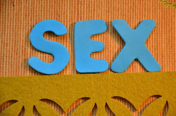 Palabra sexo —  Fotos de Stock