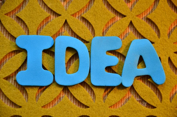 Idea programu Word — Zdjęcie stockowe